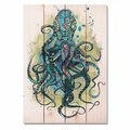 Ricki&Apos;S Rugs 14 x 20 in. Colorful Blue Octopus Wall Art RI894619